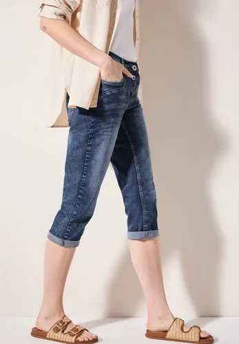 Cecil Damen B378651 Jeans, Mid Blue Used Wash, 36 - Jeans im Casual Fit mit Mid Waist und Slim Legs, ideal für lässige Outfits, aus hochwertigem Baumwollmix mit Stretch für optimalen Tragekomfort.