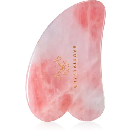 Crystallove Rose Quartz Gua Sha Massage Hilfsmittel 1 St.