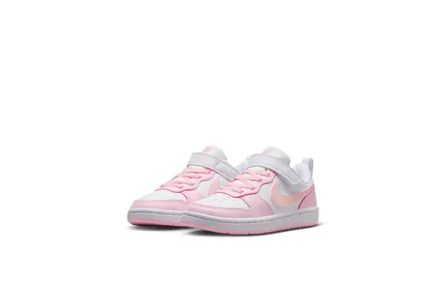 Sneaker COURT BOROUGH LOW RECRAFT (PS) - Damen - Pink - Größe 29.5 - Damen Sneaker COURT BOROUGH LOW RECRAFT (PS), Größe 29.5, von NIKE, mit stylischem pinkem Design und bequemem Textilinnenmaterial für optimalen Tragekomfort.