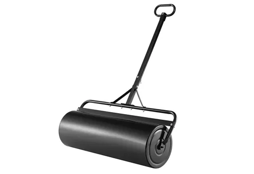 COSTWAY Rasenwalze Metall 63 L – 90 cm Handwalze mit Griff - Robuste Rasenwalze aus Metall für effiziente Rasenpflege. Befüllbar mit Wasser oder Sand, ideal für unebene Flächen. Mit praktischem Griff für einfaches Schieben oder Ziehen.