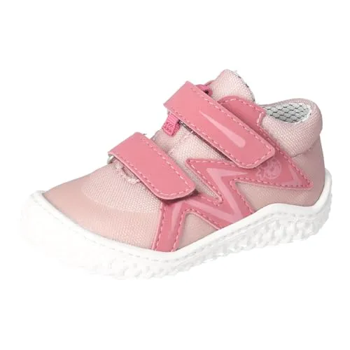 RICOSTA Mädchen Kletthalbschuhe Patti - Sneaker für Mädchen, waschbar und ideal für aktive Kinder, bieten Komfort und eine bequeme Passform mit Klettverschluss für einfaches An- und Ausziehen.