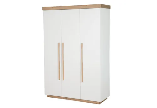 Roba Kleiderschrank 3-türig Lumo (138 cm) (1631889) - Moderner 3-türiger Kleiderschrank Lumo von Roba mit viel Stauraum und ansprechendem Design – ideal für jedes Kinderzimmer.