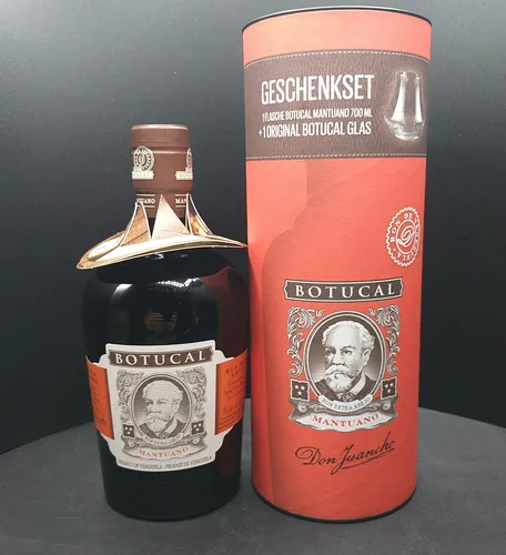 Botucal Mantuano Rum mit Geschenkbox + Glas 40% Vol
