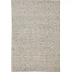 Steffensmeier Handwebteppich, Grau, Rechteckig 60x120 cm - Hochwertiger Handwebteppich aus Naturmaterialien, 3,2 kg Wolle pro m² für ein angenehmes Laufgefühl. Wenden für neue visuelle Akzente in deinem Raum!