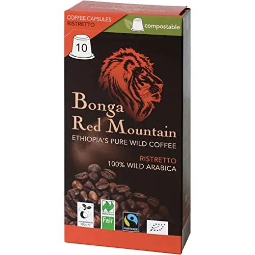Bonga Red Mountain, Kapseln, Ristretto, kompostierbar 1 x 55 g