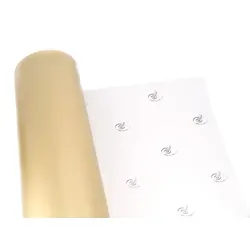 Geschenkpapier einfarbig 70cm x 2m Rolle Gold schimmernd - Gold