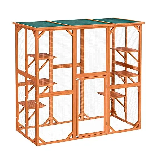 Produktbild Wiltec Freilaufgehege für Katzen 168 x 82 x 166,5 cm