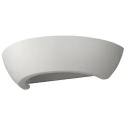 Moderne Wandleuchte aus Keramik, UP DOWN Design, 1x E27 - Elegante Wandleuchte in Weiß, ideal für individuelle Gestaltung. Strahlendes Licht oben und unten, perfekte Integration in jeden Wohnstil. E27 Fassung für flexible Lichtwahl.