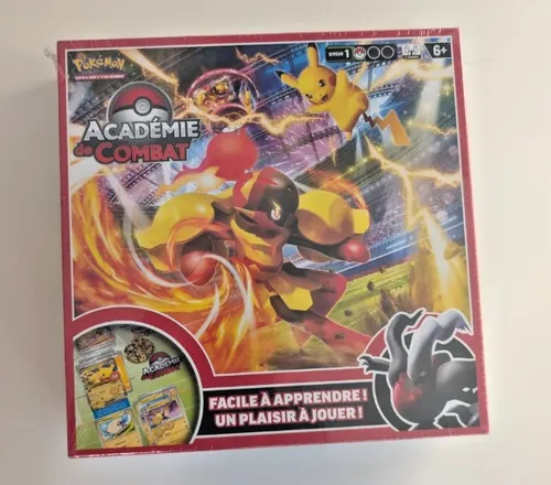 Kampfakademie Pikachu-ex, Carmadura-ex und Darkrai-ex- Französisch Neu OVP