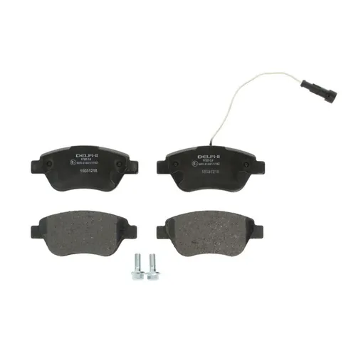 Bremsbelagsatz DELPHI LP1722, Vorne