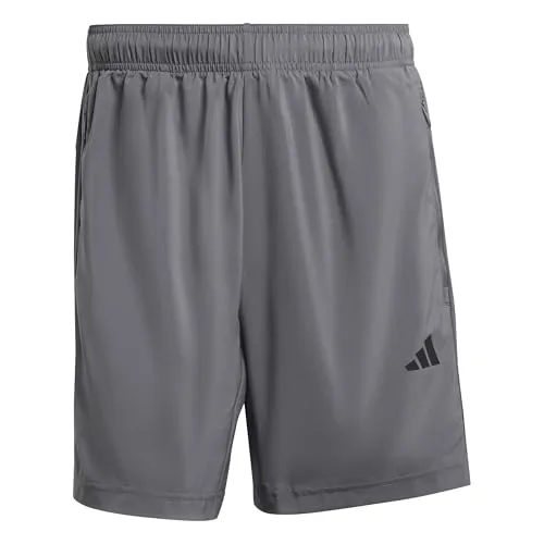 adidas Herren Workout Essentials Base Woven Shorts, Grau, L in grau von adidas