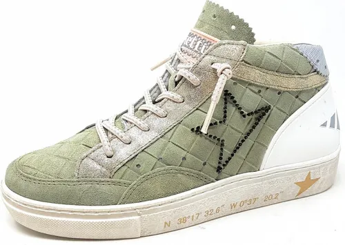 Cetti Damen Sneaker high weiß/grün