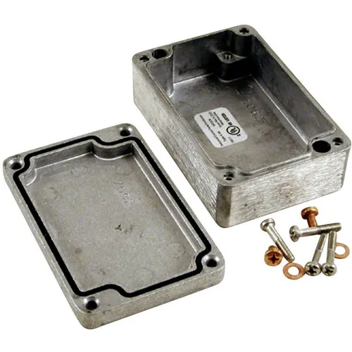 Hammond Electronics 1590Z130 Universal-Gehäuse  - Gehäuse aus hochwertigem Aluminium Druckguss, ideal für die sichere Unterbringung von Elektronikprojekten, Maße: 175 x 80 x 52 mm.