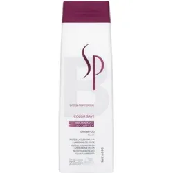 Wella Professionals SP Color Save Shampoo 250 ml - Shampoo für gefärbtes Haar mit 3D Protect Technology, schützt vor Farbverblassen und sorgt für langanhaltende Farbbrillanz. Ideal für Damen, die ihre Haarfarbe intensivieren möchten.