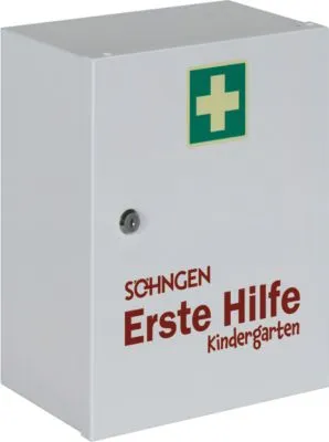 Erste Hilfe Verbandschrank Kindergarten mit Füllung Söhngen