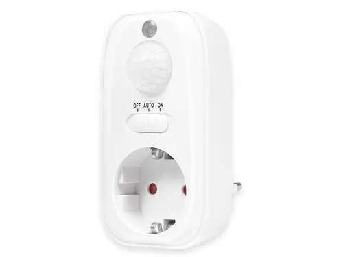 LogiLink PA0248 Steckdosenadapter mit Bewegungsmelder