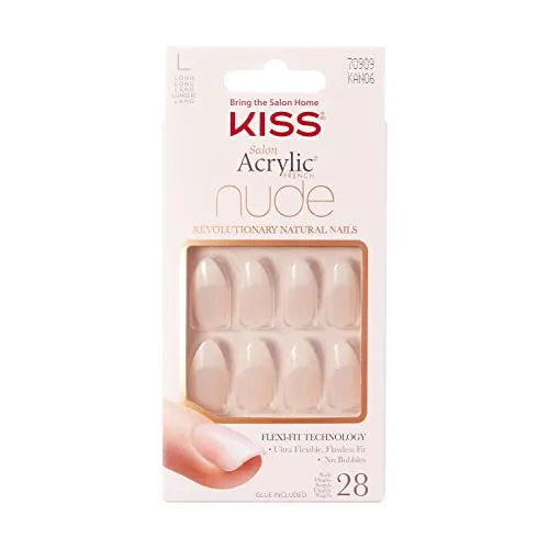 Kiss Salon Acryl Nackte französische Nägel Sensibilität