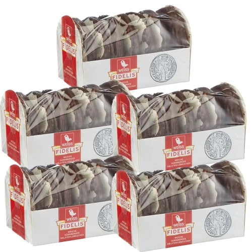 Weiss Meisterklasse Oblaten schokolierte Lebkuchen 5x200g MHD: 30/05/2026