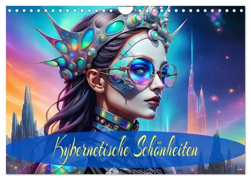 Kybernetische Schönheiten Wandkalender 2026 - Hochwertiger Wandkalender im DIN A4 Format mit 12 beeindruckenden Bildern. Robuste Spiralbindung und umweltfreundliches Papier machen ihn zum idealen Geschenk für jeden Anlass.