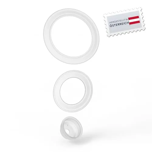 SIOUX Ersatz Dichtungen Passend für Grohe/DAL Spülkästen, Transparent, 3-teiliges Set