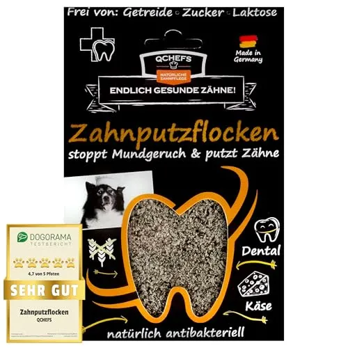 Produktbild QCHEFS Zahnputzflocken für Hunde