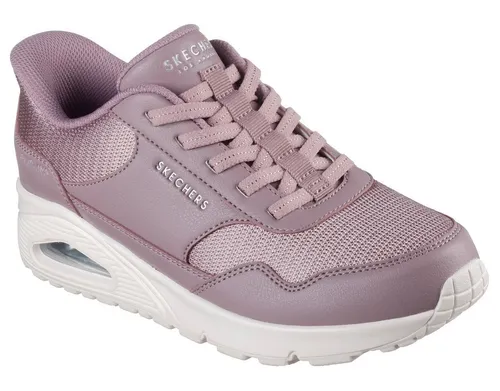 SKECHERS UNO-SIMPLIFIED SLIP-IN Damen Sneaker - Sportliche Slip-On Sneaker mit Skechers Hands Free Slip-ins Technologie für einfachen Einstieg und Skechers Air-Cooled Memory Foam für optimalen Komfort.