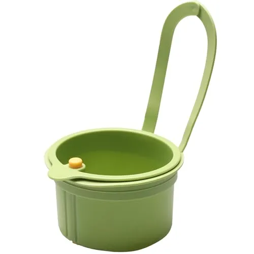 Sieb für Spülbecken - Snap-Button Spülbecken Sieb Wasserhahn HängendAbnehmbar Multifunktional Sauber Hände passend für die Meisten Standardarmaturen für Küche und Abwasch (Grün)