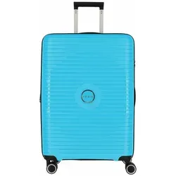 Travelite ORBITA Hartschalen Koffer mittelgroß, erweiterbar, 4 Rollen, bruchsicher, TSA Schloss, ideal für stressfreies Reisen in Türkis - 