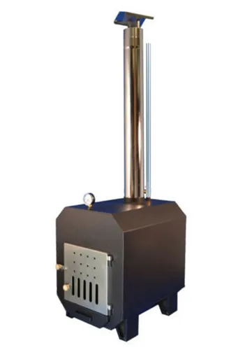 POOLOFEN 40KW - Effiziente Poolheizung aus Holz - Saunaöfen & Heizgeräte, freistehender Holzofen mit 40KW Leistung für eine schnelle und effiziente Erwärmung Ihres Pools im Außenbereich.