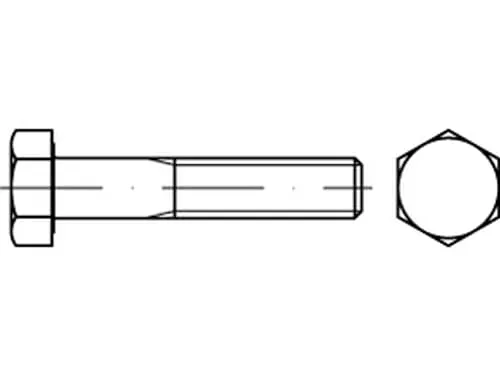 ISO 4014 Sechskant-Schaftschraube M14x45 von Online-Befestigungstechnik