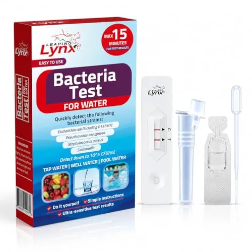 Produktbild Coliforme-Bakterien-Wassertest-Set – Schnelltest für E. coli, Salmonellen & Legionellen