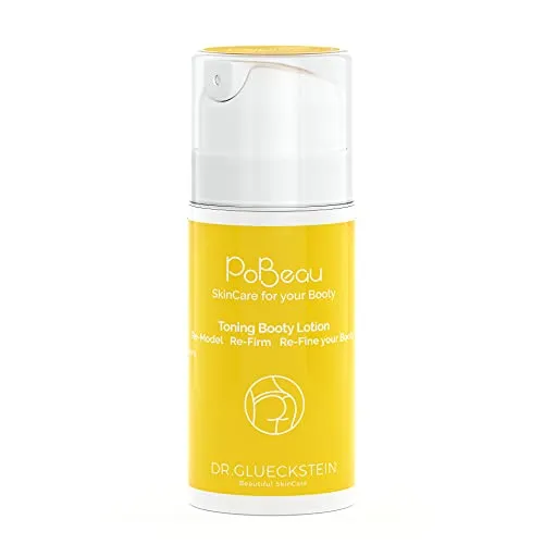 PoBeau Toning Booty Lotion 100 ml - Ganzkörperpflege mit straffendem Effekt, angereichert mit japanischen Orchideenstammzellen und Koffein für ein re-modellierendes Erlebnis. Ideal für eine straffe und elastische Haut.