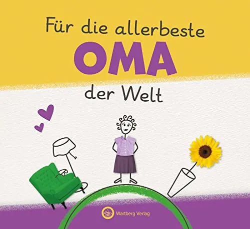 Produktbild Für die allerbeste Oma der Welt : Das persönliche Muttertags- und Geburtstagsgeschenk von deinem Enkelkind – liebevolles Ausfüllbuch mit Platz für Fotos und Erinnerungen (Geschenkbuch)