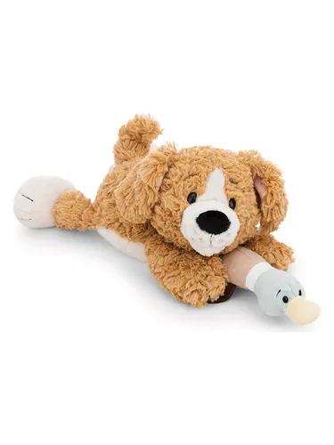 Nici Kuscheltier Hund mit Ente 30 cm - Kuscheltiere aus hochwertigem NICI-Plüsch, maschinenwaschbar, ideal als Geschenk und Teil der umweltfreundlichen NICI GREEN Produktwelt.