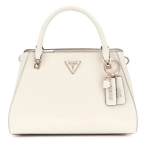 GUESS Noelle II Luxury Satchel Bone