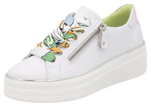 Remonte Plateausneaker - Sportlicher Freizeitschuh mit Reißverschluss - Sneaker mit 5 cm Plateauhöhe, gepolstertem Softfußbett und seitlichem Reißverschluss für einfaches An- und Ausziehen. Ideal für lässige Outfits und hohen Komfort.