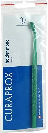 Curaprox UHS 410 mono Alu-Halter grün 1 St
