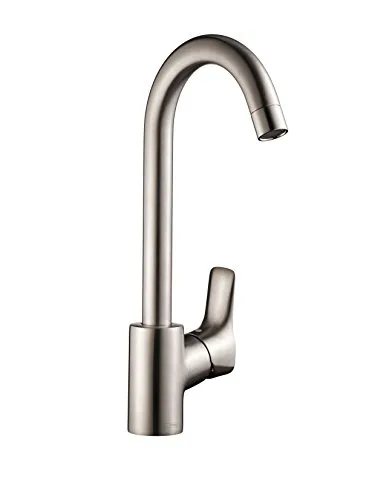 Hansgrohe MySport L Mischbatterie für Küchenspüle, grau, 13862800