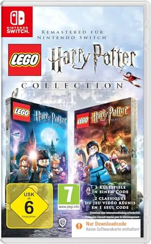 Lego Harry Potter Collection für Nintendo Switch - Erlebe die komplette Harry Potter Saga im kreativen Lego-Stil. Tauche ein in ein fesselndes Abenteuer für die ganze Familie mit über 100 Charakteren und spannenden Schauplätzen aus der Zaubererwelt.