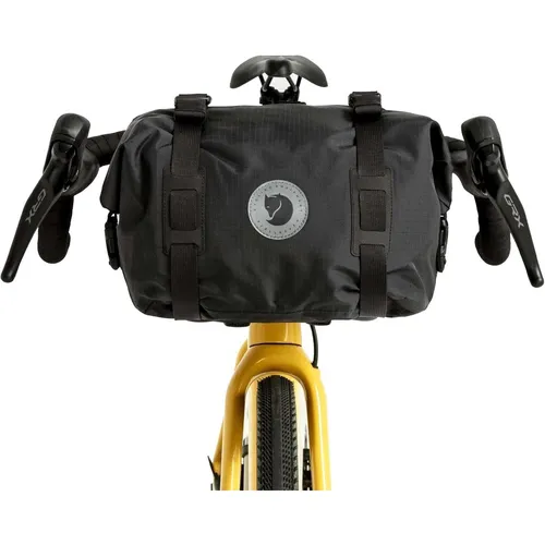 Fjällräven Hoja Handlebar Rolltop Fahrradtasche 13L in schwarz von Fjällräven