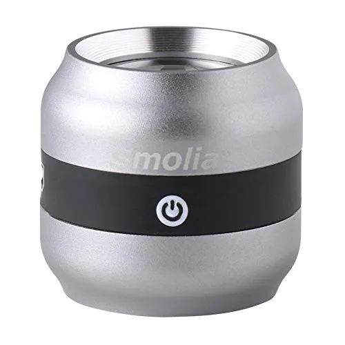 smolia UV Detektor LED-Taschenlupe, Vergrößerung 10x, mit wiederaufladbarem Akku