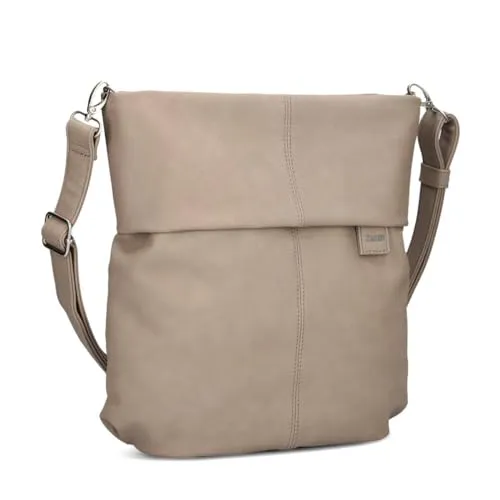 Damen Handtasche Mademoiselle.M M12 Umhängetasche - Geräumige Umhängetasche für DIN-A4-Formate, inkl. Schlüsselring und Geheimfach - perfekt für Beruf und Studium, leicht zu reinigen und sicher unterwegs.