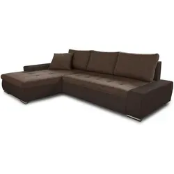 Ecksofa Faris mit Schlaffunktion - Ecksofa in L-Form mit Bettkasten und Schlaffunktion, ideal für Gästeübernachtungen. Hochwertige Materialien und modernes Design für Ihr Zuhause.
