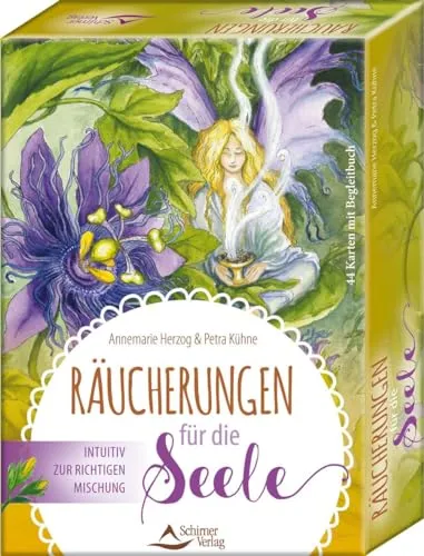 Räucherungen für die Seele - Intuitiv zur richtigen Mischung: 44 Karten mit Begleitbuch - Hörbücher und Karten-Set zur intuitiven Räucherung, fördert Achtsamkeit und innere Balance für eine harmonische Atmosphäre.