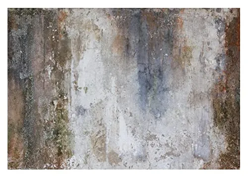 WallArena - Vlies Fototapete Beton 416x254 cm - Fototapeten - Tapeten - für Wohnzimmer Schlafzimmer - Vliestapete Wandtapete Tapete 3D Effekt- inkl. Kleister - Rost