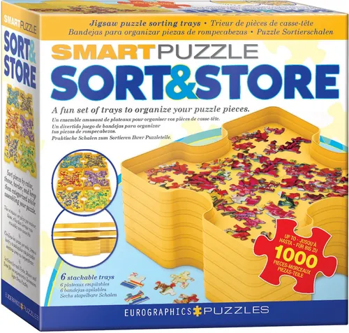 Puzzle Zubehör Puzzleteil Sortierschalen 6er Set, stapelbar