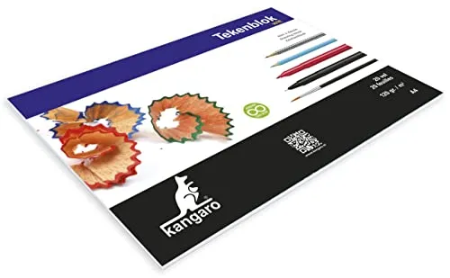 Zeichenblock Kangaro 210x297mm 120 gr 20 Blatt