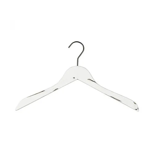 Garderobenbügel Kleiderbügel Vintage Look Weiß Hakenfarbe