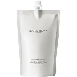 Molton Brown Orange & Bergamot Bath & Shower Gel Refill 400 ml - Hautpflege mit erfrischendem Orange & Bergamot Duft, ideal für strahlend schöne Haut. Dermatologisch getestet und parabenfrei, perfekt für ein luxuriöses Duscherlebnis.