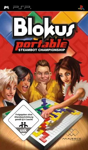 Blokus Portable: Steambot Championship - Strategiespiel für PS-P, USK 0 - ideal für spannende Spielabende mit Freunden und Familie.